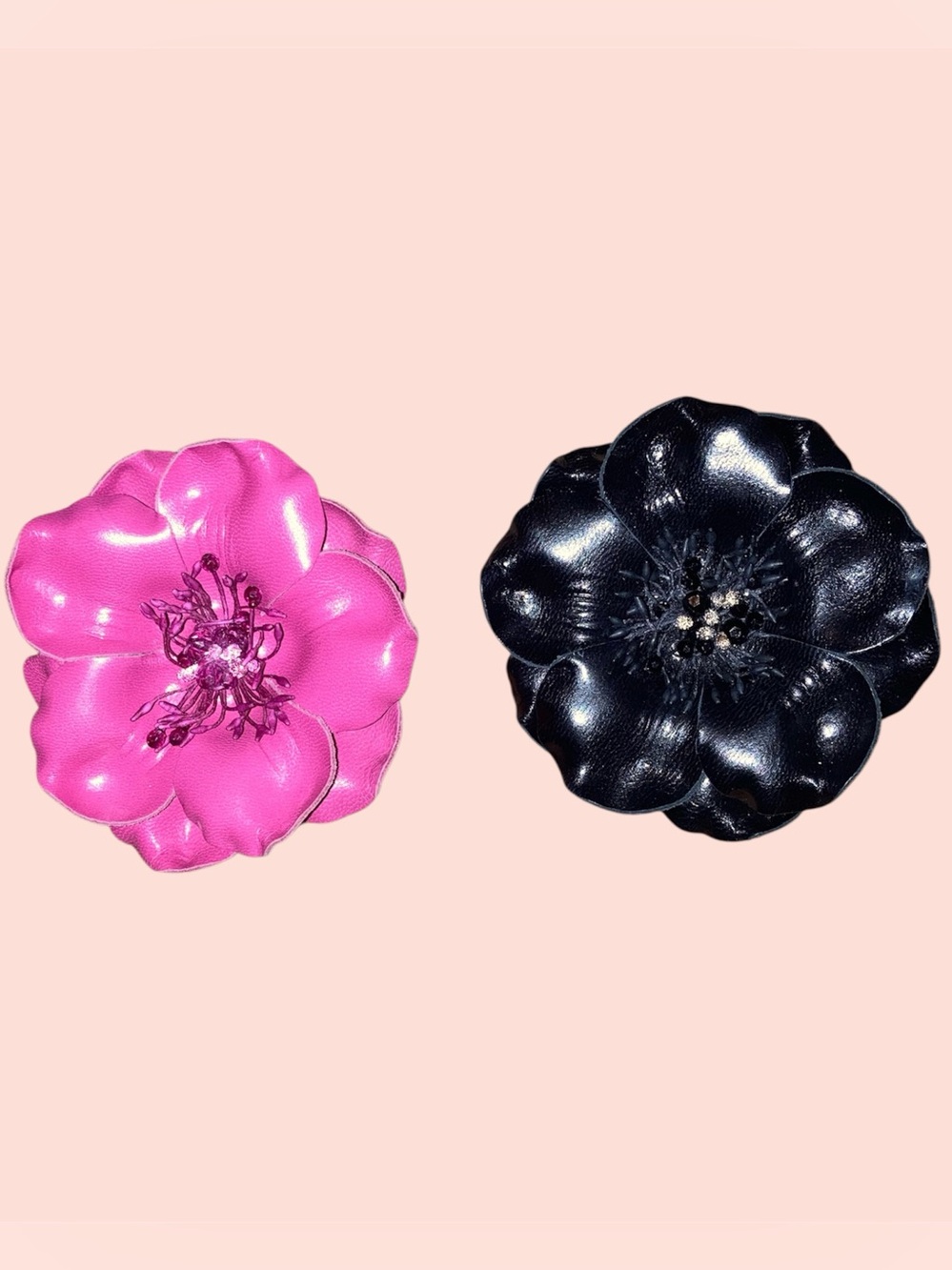 Oversized Flower Brooch Pin Set